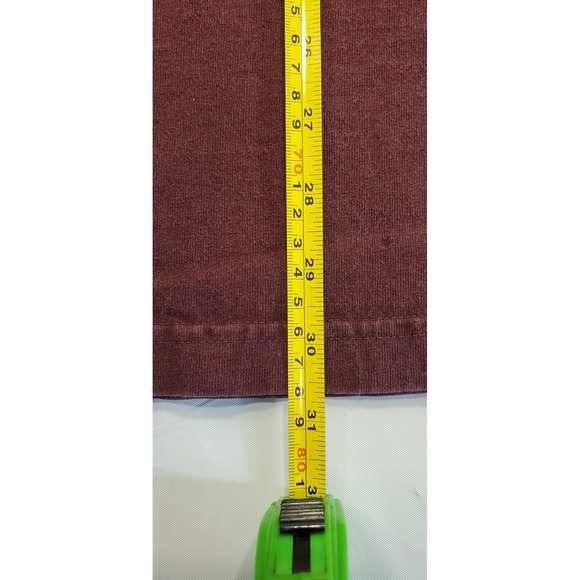 Carhartt Original Fit Long Sleeve T Shirt Men's 2XL Tall Burgundy Workwear - Picture 4 of 6